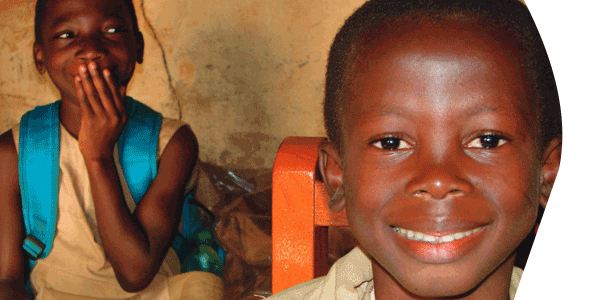 kids smiling showing their hands washed