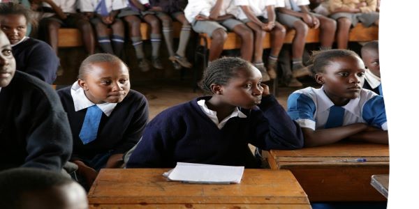 School children in a classroom
