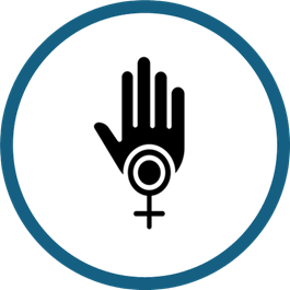 Conflict Area Gender-based Violence Icon
