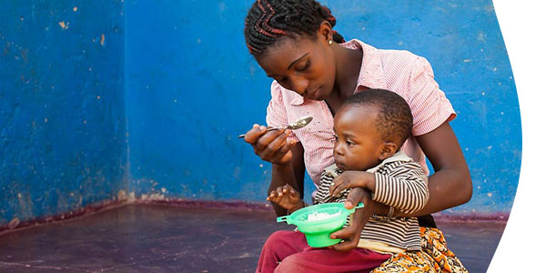 mother breastfeeding child